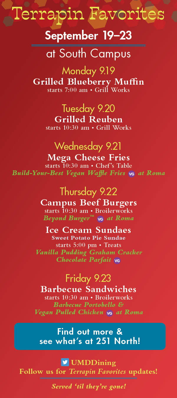 This Week s Specials UMD Dining Services